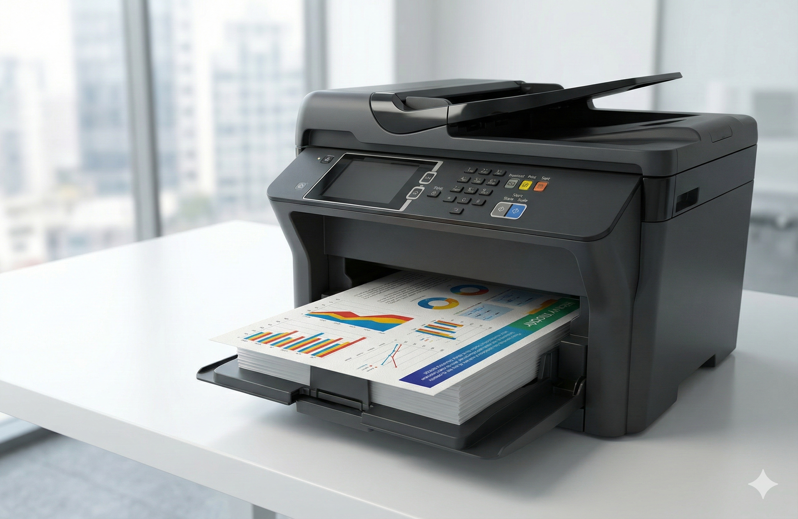 Exemplo Cópia e impressão laser